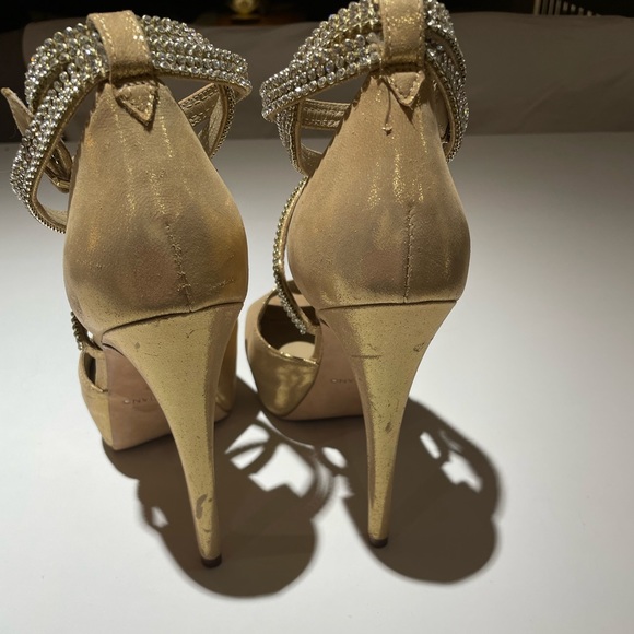 Marciano heels - gold with silver crystals - Picture 3 of 4